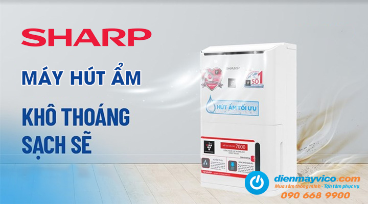 Máy hút ẩm của thương hiệu Sharp