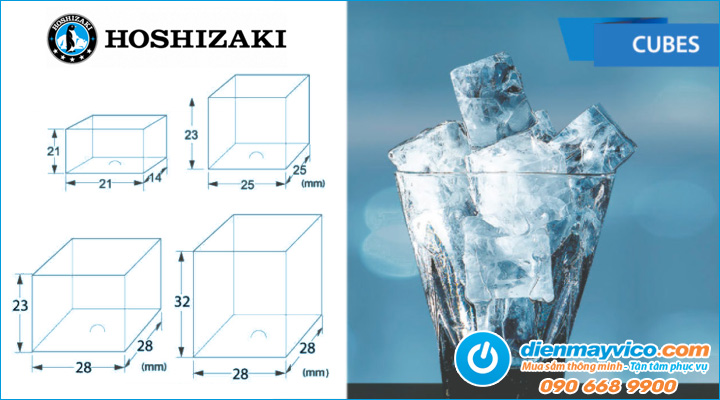 Máy làm đá Hoshizaki Cube