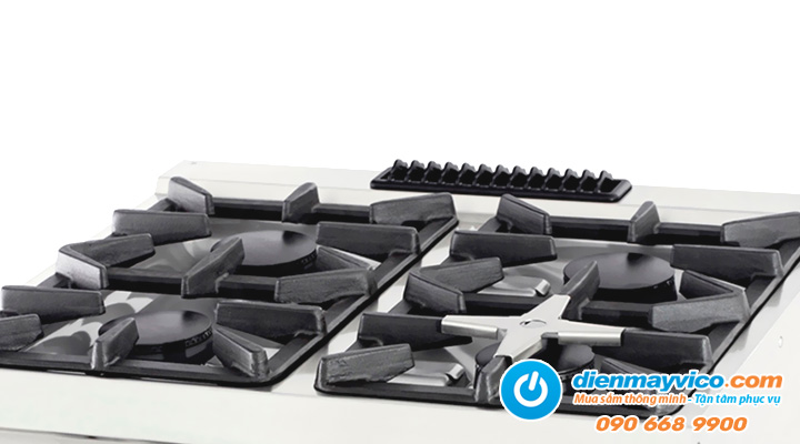 Mặt nấu Bếp âu 4 họng dùng gas Ozti OSOG 8070L