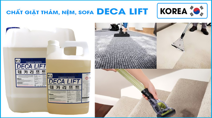 Hóa chất giặt tẩy thảm, nệm, sofa công nghệ Korea