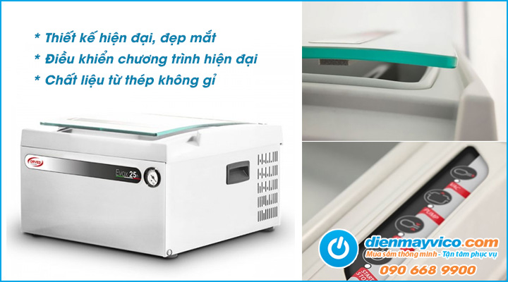 Mô tả Máy hút chân không Orved EVOX 25H