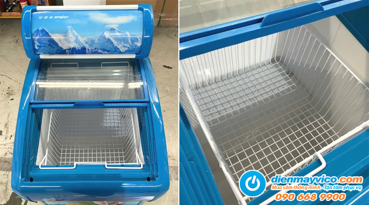 Mô tả sản phẩm Tủ đông kính lùa cong Lightcool SD-148Y 148L