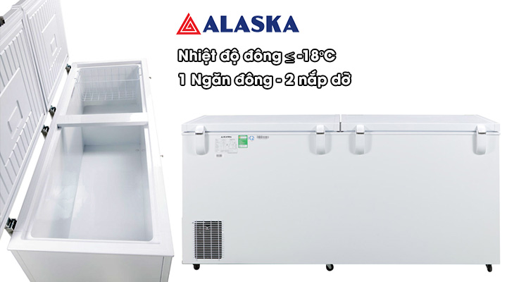 Mô tả Tủ đông nắp dỡ Alaska Inverter HB-1200CI 1015 lít
