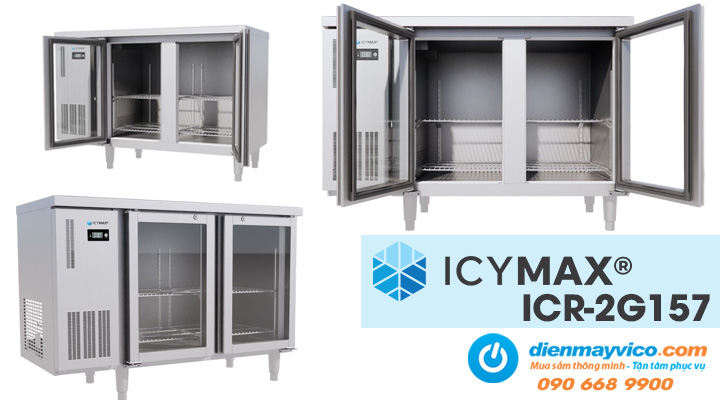 Mô tả về Bàn mát 2 cánh kính Icymax ICR-2G157 1m5