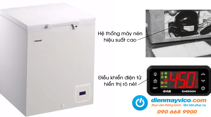 Mô tả về Tủ cấp đông âm sâu Elcold UNI21