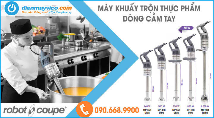 Phân Phối Máy Khuấy Trộn Thực Phẩm Cầm Tay Robot Coupe