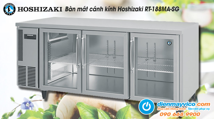 Bàn mát cánh kính Hoshizaki RT-188MA-SG