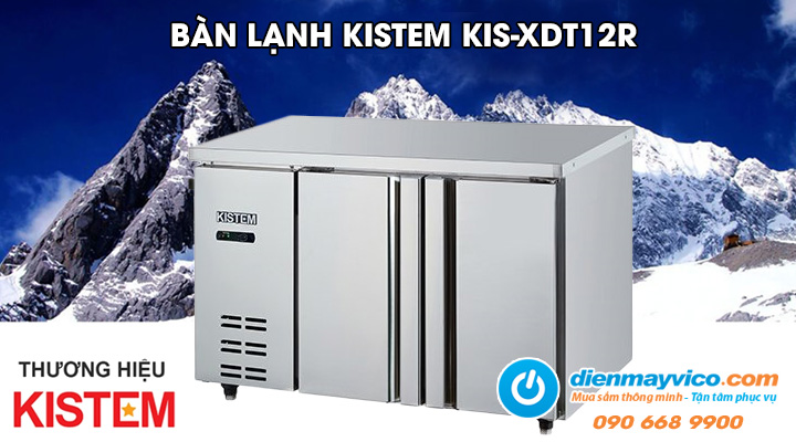 Bàn mát inox Kistem KIS-XDT12R 1m2
