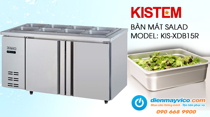 Bàn mát salad Kistem KIS-XDB15R 1m5
