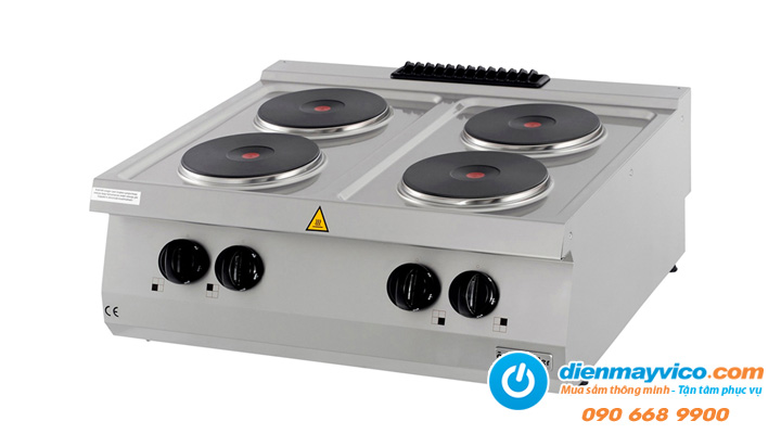 Bếp âu 4 họng Ozti OSOE 8070 dùng điện