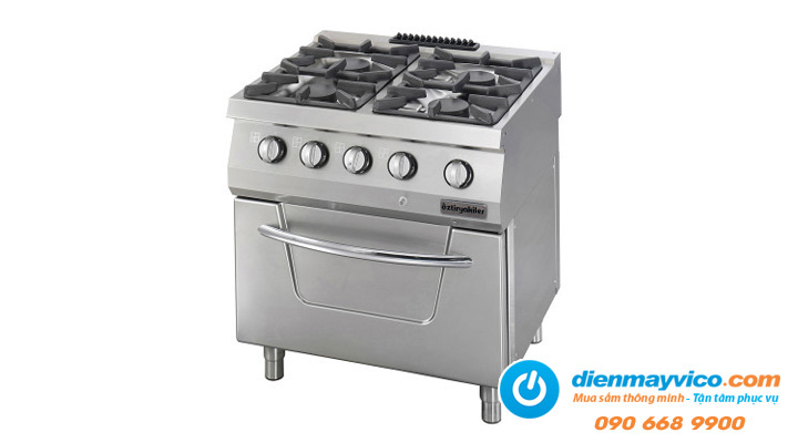 Bếp âu 4 họng có lò nướng Ozti OSOGF 8070L
