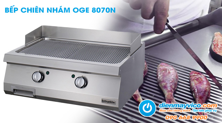 Bếp chiên nhám đôi Ozti OGE 8070N