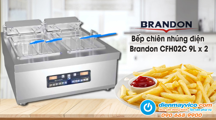 Bếp chiên nhúng điện Brandon CFH02C