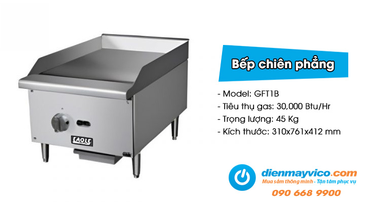 Bếp chiên phẳng Eagle GFT1B dùng gas