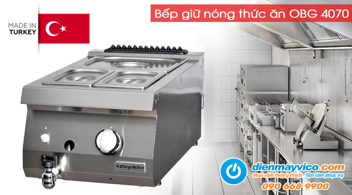 Bếp giữ nóng thực phẩm Ozti OBG 4070