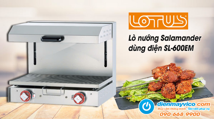 Lò nướng Salamander dùng điện Lotus SL-600EM