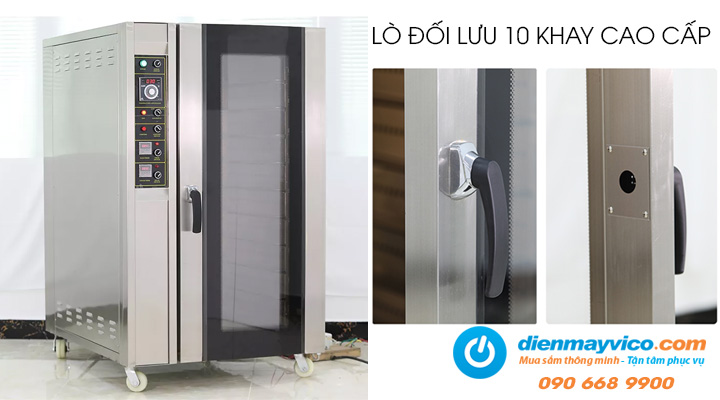 Lò nướng đối lưu 10 khay điện Hongling RX-10D