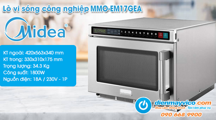 Lò vi sóng công nghiệp Midea MMO-EM17GEA