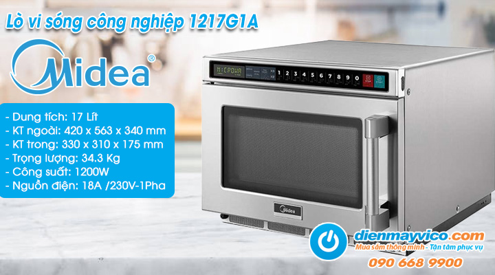 Lò vi sóng công nghiệp Midea 1217G1A