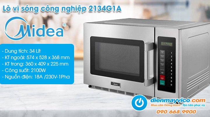 Lò vi sóng công nghiệp Midea 2134G1A