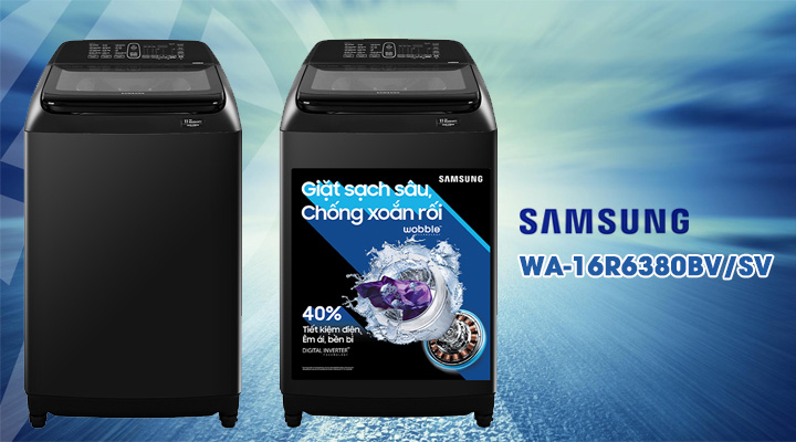 Nội dung Máy giặt Samsung Inverter WA-16R6380BV/SV 16 kg