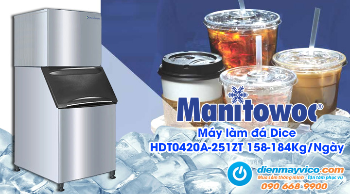 Máy làm đá Dice Manitowoc Choice HDT0420A-251ZT