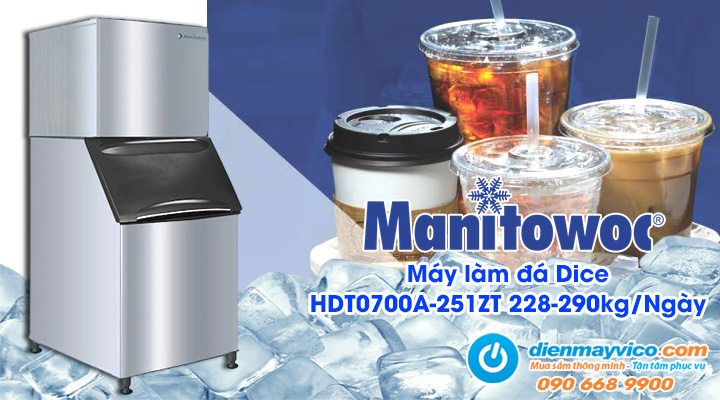 Máy làm đá Dice Manitowoc Choice HDT0700A-251ZT