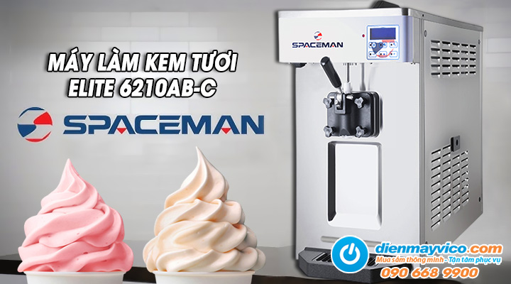 Máy làm kem tươi Spaceman Elite 6210AB-C