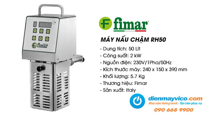 Máy nấu chậm Fimar RH50