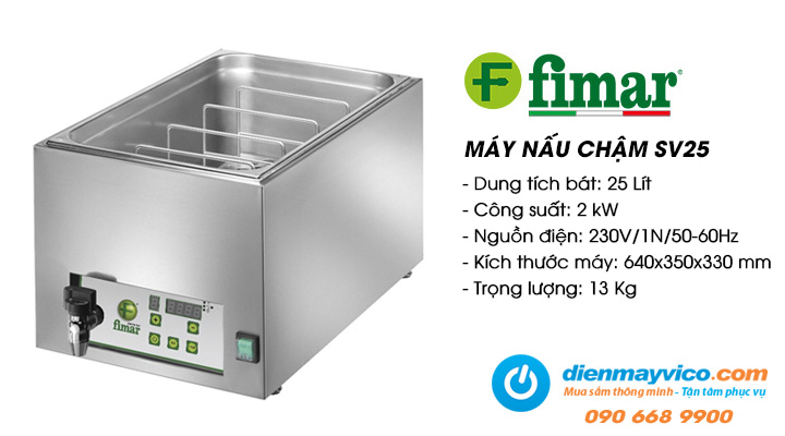 Máy nấu chậm Fimar SV25