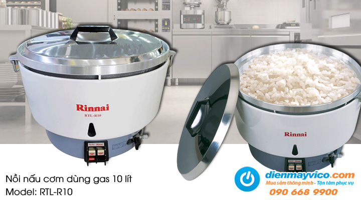 Nồi nấu cơm dùng gas Rinnai RTL-R10 10L