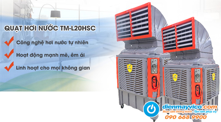 Quạt làm mát hơi nước Wing TM-L20HSC
