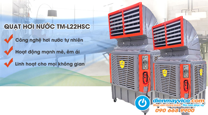 Quạt làm mát hơi nước Wing TM-L22HSC