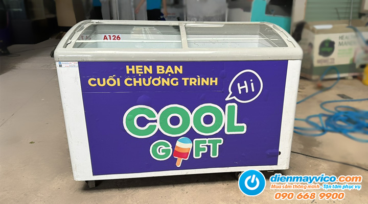 Thanh lý tủ đông kem kính lùa The Cool TC348CG