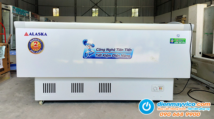 Thanh lý tủ đông nằm kính lùa cong Alaska SC-7W