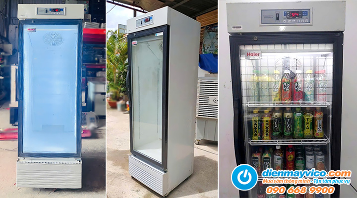 Thanh lý tủ mát 1 cánh kính Haier HYC-360 360L