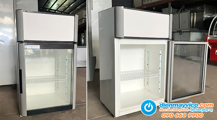 Thanh lý tủ mát mini 1 cánh kính 100L