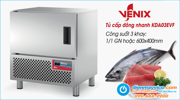 Tủ cấp đông nhanh 3 khay Venix KDA03EVF