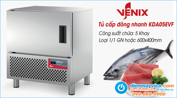 Tủ cấp đông nhanh 5 khay Venix KDA05EVF