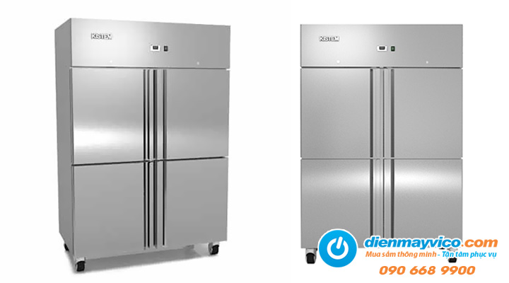 Tủ mát inox 4 cánh Kistem KIS-XFGN45R