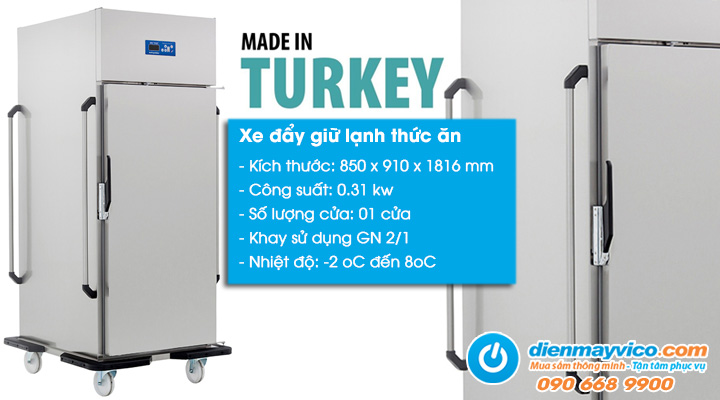 Xe đẩy giữ lạnh thức ăn Ozti GNB 500 NMV