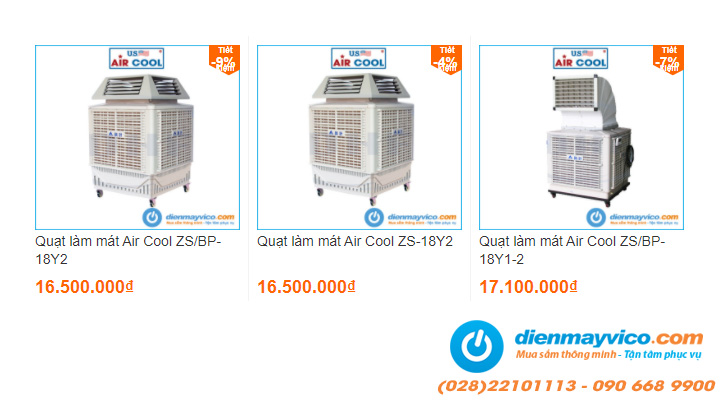 Quạt hơi nước Air Cool