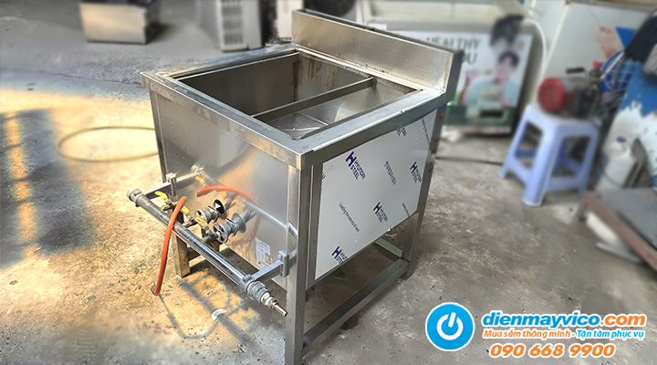 Sản phẩm Thanh lý bếp chiên nhúng chân đứng SM600P-010 dùng gas