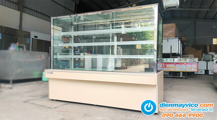 Sản phẩm Thanh lý tủ bánh kem kính vuông 4 tầng NorthWind WD-7R