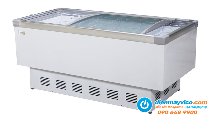 Sản phẩm Tủ đông kính phẳng siêu thị Lightcool SD-798 615L