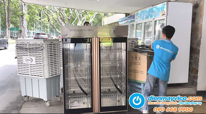 Tổng quan về Thanh lý tủ sấy diệt khuẩn chén bát 2 cánh kính