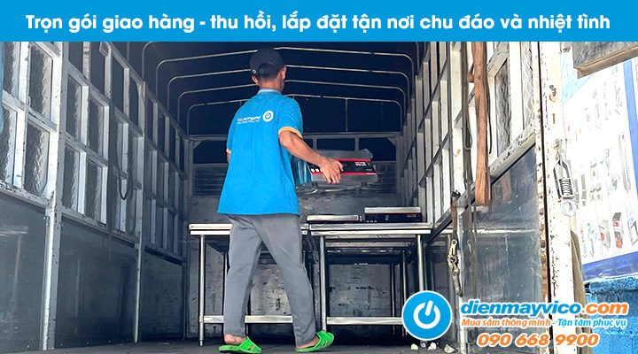 Trọn gói giao hàng và thu hồi bếp từ công nghiệp cho thuê