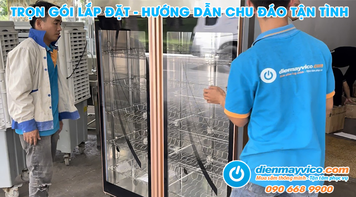 Trọn gói lắp đặt, hướng dẫn sử dụng cho thuê tủ sấy chén