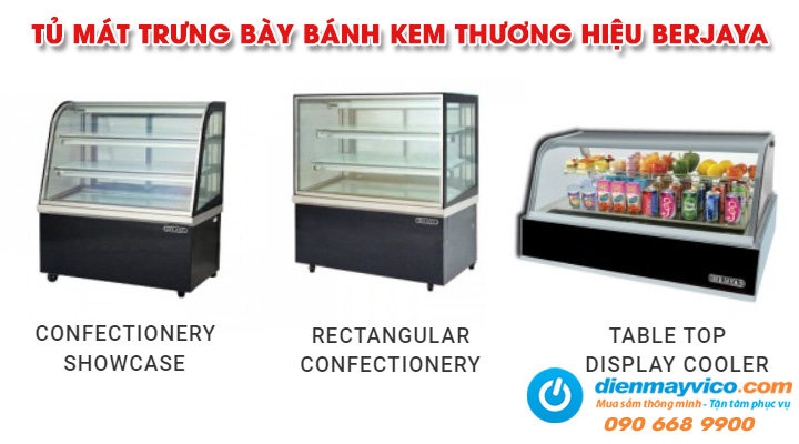 Tủ bánh kem của thương hiệu Berjaya