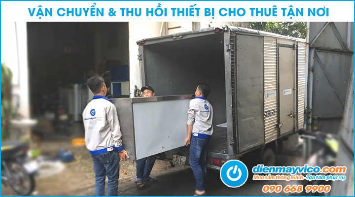 Vận chuyển và thu hồi máy làm đá cho thuê tận nơi